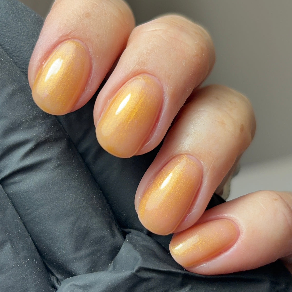 Gold Glitter Top Coat