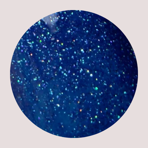 Blue Glitter Gel Paint