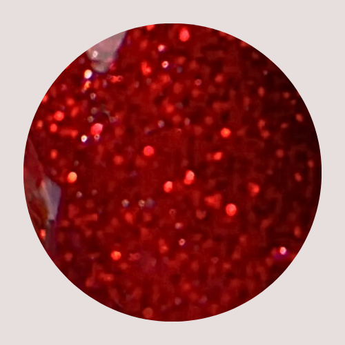 Red Glitter Gel Paint