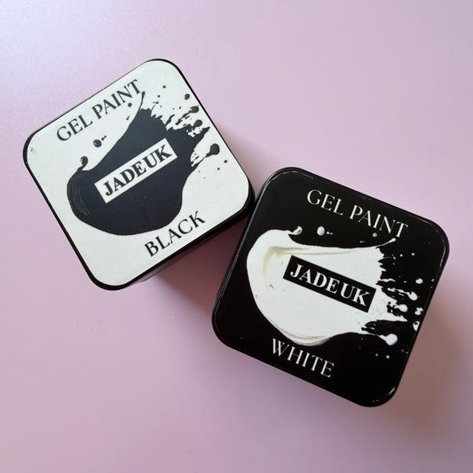 Black & White Gel Paint Duo